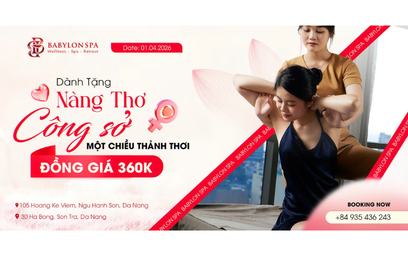 Voucher massage - Quà tặng nhân viên tối ưu vào dịp 8/3
