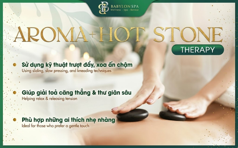 Experience Aroma & Hotstone Massage at Babylon Spa